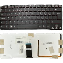 Notespare Sony ile Uyumlu Vaio SVE14A3X, SVE14AA11L, SVE14AA12L Notebook Klavye Işıklı Siyah Tr