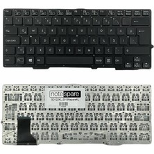 Notespare Sony ile Uyumlu Vaio SVS1312P9E, SVS1312Q9E, SVS1312R9E, SVS1312S9E Notebook Klavye Siyah Tr