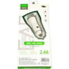 Maimi USB C Araç Şarj Adaptörü 2.4A Çift Girişli Araç Şarj Cihazı Fast Charger