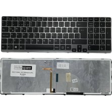 Notespare Sony ile Uyumlu Vaio SVE172D4E Notebook Klavye Işıklı Siyah Tr