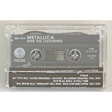 Vertigo Metallica Ride The Lightning Kaset (Orjinal Dönem Baskı)