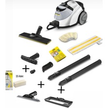 Karcher Sc 5 Easyfix Ironplug + Cam Temizleme Aparatı+ Halı Başlığı+ 15 Adet Mikrofiber Bez