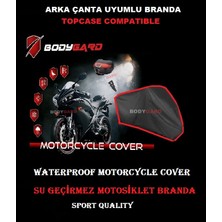 Bodyguard Yuki Dirty Paws Offroad Motosiklet Brandası Arka Çanta Uyumlu Branda,örtü