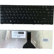 Notespare Toshiba ile Uyumlu Tecra R940-1HT, R940-1HV, R940-1L3 Notebook Klavye Siyah Tr