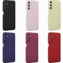 Fibaks Samsung Galaxy A25 Kılıf Yumuşak Dokulu Soft Esnek Ince Mat Renkli Lüks Premier Silikon Kapak