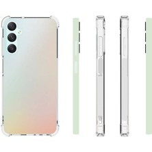 Fibaks Samsung Galaxy A05S Kılıf Crystal Sert Pc Antishock Darbe Emici Kenar Şeffaf Silikon Kapak