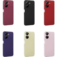 Fibaks Xiaomi Poco C65 Kılıf Yumuşak Dokulu Soft Esnek Ince Mat Renkli Lüks Premier Silikon Kapak