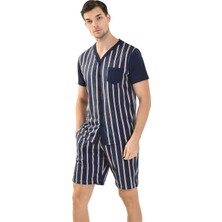Yeni İnci Viskon 3'Lü Erkek Pijama Takımı