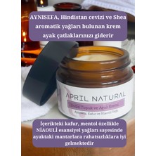 April Natural Doğal Topuk ve Ayak Kremi - Ayak Tırnak Mantar Bakım Topuk Beyazlatıcı Etkili Krem