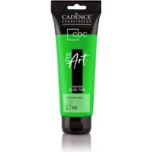 Cadence PR058 Fosforlu Yeşil Cadence Proart Heavy Body Akrilik Boya 120ML - Cadence Tüp Akrilik Boy