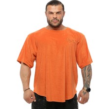 Big Sam Oversize Nakışlı Havlu Rag Top T-Shirt Bgsm 3344