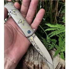 Chongming CM83 Işlemeli Çelik Çakı