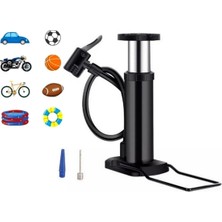 Brm Ayak Basmalı Kaliteli Plastik Bisiklet Pompa Lastik Hava Şişirme Pompası Araba - Motor - Bisiklet - Top - Bot Hava Pompası 18 cm