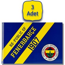 Timon Fenerbahçe 24X34 15 Yaprak Karton Kapak Spiralli Resim Defteri 3 Adet