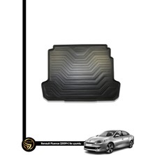 Black Gold Renault Fluence Sedan 2009 ve Sonrası 3D Bagaj Havuzu Araca Özel Olive Kauçuk Bagaj