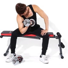 Leyaton Prime Egzersiz Mekik Ağırlık Bench Sehpası Katlanabilir Ayarlanabilir