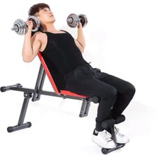 Leyaton Prime Egzersiz Mekik Ağırlık Bench Sehpası Katlanabilir Ayarlanabilir
