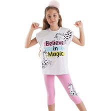 MSHB&G Believe in Magic Kız Çocuk T-Shirt Tayt Takım