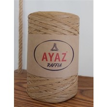 Ayaz Doğal Rafya Kağıt İp Yumak - Natural Renk 002