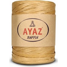Ayaz Doğal Rafya Kağıt İp Yumak - Natural Renk 002