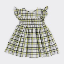 Panço Ekose Desenli Elbise