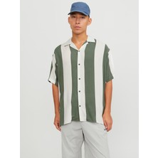 Jack & Jones Erkek Kısa Kollu Poplin Gömlek - Jeff