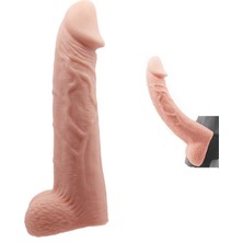 Ets Magaza 8 cm Dolgulu Realistik Penis Kılıfı