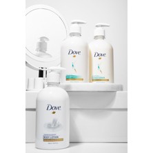 Dove Nemlendirici Şampuan 500 Ml + Saç Kremi 500 Ml + Vücut Losyonu 500 Ml