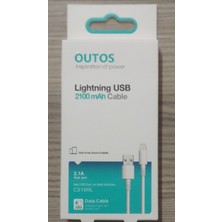 Outos  Lightning USB 2100 Mah  Cablo