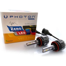 Photon H11 LED Zenon Limon Sarısı 12V 24V Uyumlu Fansız