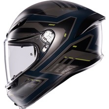 Agv Kask/k6 S Mplk Enhance Matt Grey/yellow Fluo