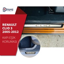 Fams Otomotiv Renault Clio 3 Krom Kapı Eşik Koruması 4 Parça 2005-2012