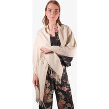 Love Rain Fashion Salsa Paşmina Şal Düz Bej
