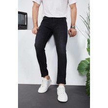 Enzim Jeans Erkek Likralı Denim Skinny Fit Süper Dar Pantolon Siyah Renkli Modern Tasarım