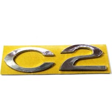 Behin Dizayn Cıtroen C2 Bagaj Yazısı 110MM-30MM