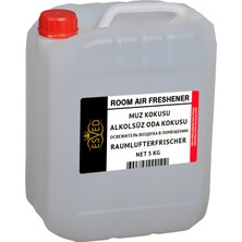 Esved Muz Kokusu Alkolsüz Oda Parfümü Ortam Kokusu Araç ve Ev Kokusu 5 lt