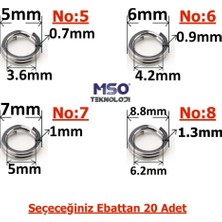 MSO Teknoloji Olta Balıkçılık Paslanmaz Çelik Ultra Güçlü Split Ring