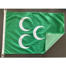 Ekin Bayrakçılık Osmanlı Bayrağı 3 Hilal 50x75cm.