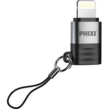 Phixi Basic CA130 Usb-A To Lightning USB Destekli Çevirici