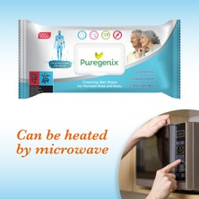 Puregenix Hasta Vücut Perine Temizleme Islak Mendili 24x50'Lı 1200 Yaprak