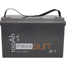 Mexxsun Lityum Akü 12,8V 100AH (Lifepo4) 1280WH