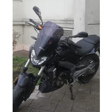 Bajaj Dominar 250 -400 Füme Ön Cam Siperlik ,biadil Marka Tur Camı 42 cm (2017-2024) Arasmoto