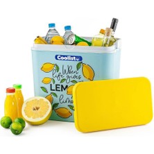 Coolist CLB30LM 30 Litre Limon Desenli Buzluk + 3 Adet 400GR. Buz Kaseti