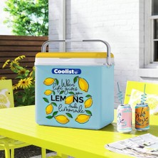 Coolist CLB30LM 30 Litre Limon Desenli Buzluk + 3 Adet 400GR. Buz Kaseti