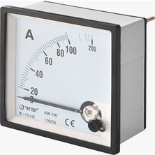 Tense 100/5A Analog Ampermetre 96X96MM