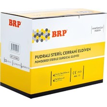 Brp Pudralı Steril Cerrahi Eldiven No:7 Çiftli Steril 5 Paket 10 Adet