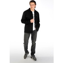 Lee Cooper Newkar Erkek Dokuma Ceket Siyah