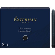 Waterman Siyah 8 Li Kısa Kartuş Ws0110850