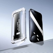 Fiigo iPhone 15 Plus / 16 Plus [2'li Paket] Privacy Hayalet Ekran Koruyucu Kolay Kurulum 2'li Paket