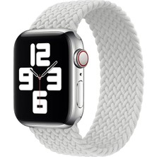 Forzacase Apple Watch 9 45MM Için Hasır Örgü Solo Loop Kordon Kayış - FC401